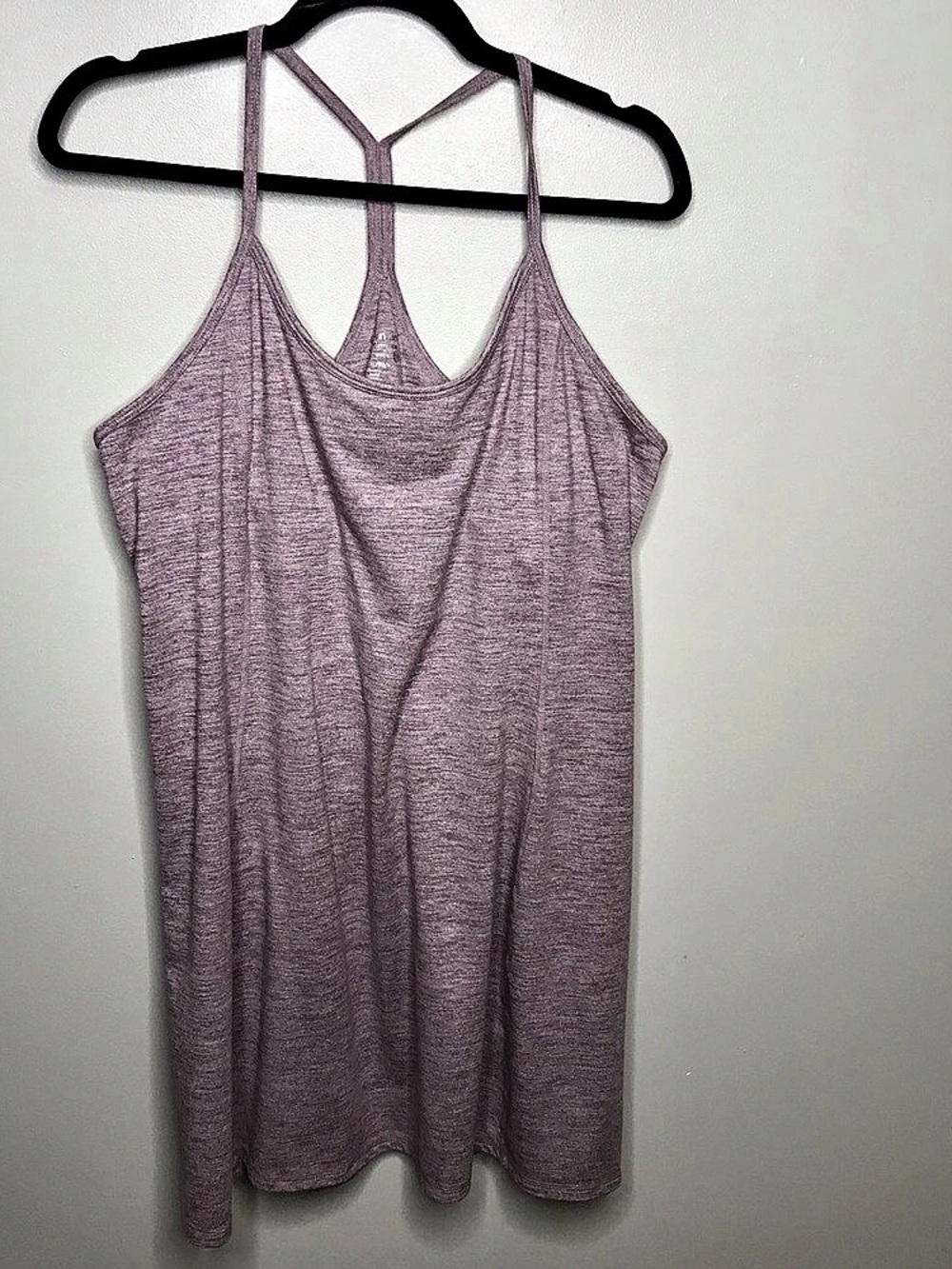 Calvin Klein Performance Heathered Racerback Tank Top Dress Sz XL Like New